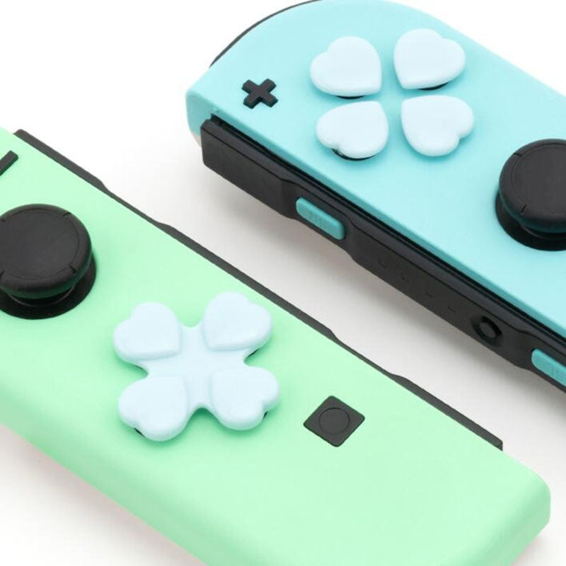Dpad Move Cross Direction ABXY Key Sticker Joystick Button Thumb Stick Grip Cap Cover For Nintendo Switch Oled Joy-con Skin Case