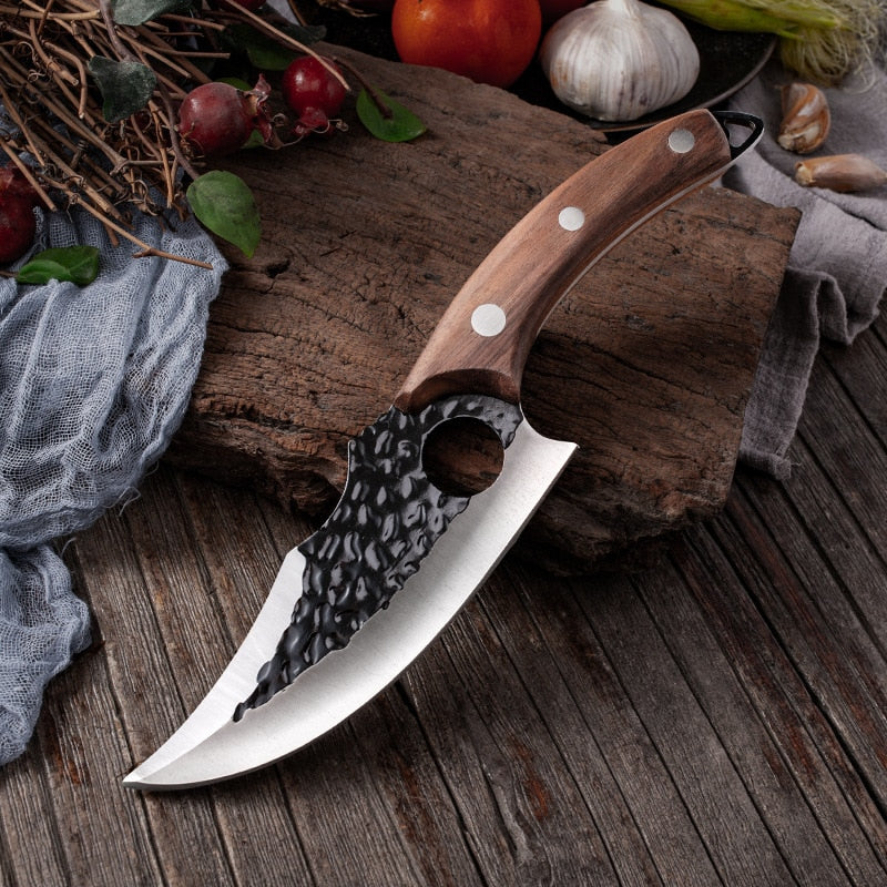 Meat Cleaver Butcher Knife Stainless Steel Hand Forged Boning Knife Chopping Slicing Kitchen Knives Cookware Camping Knives