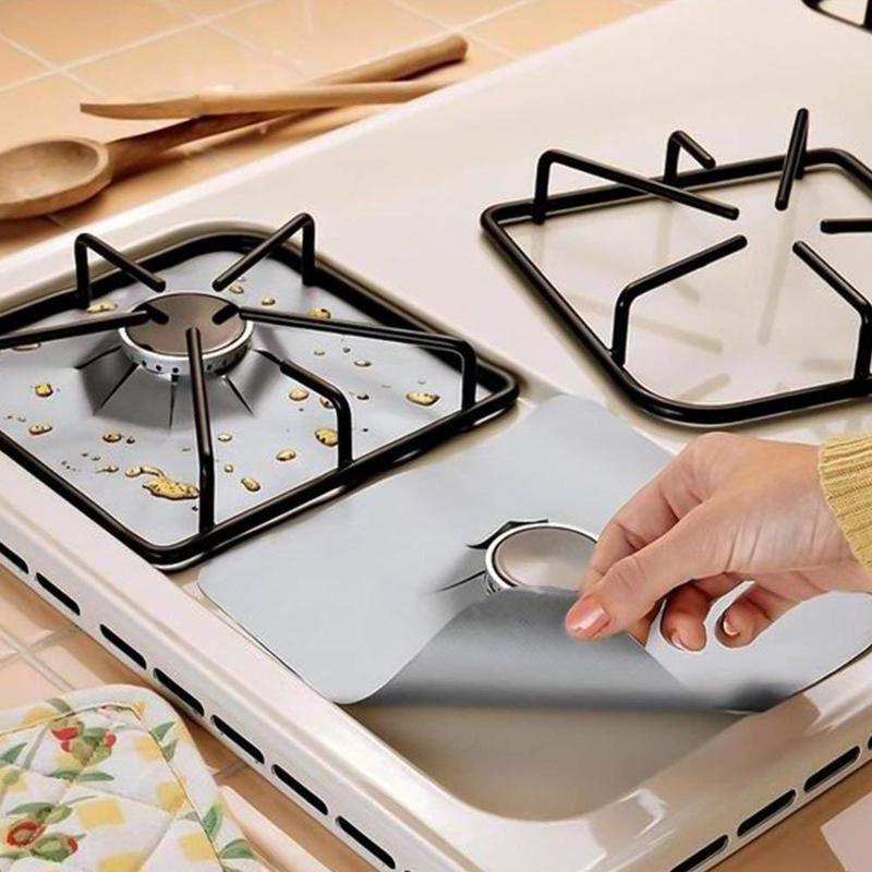 1/4PC Stove Protector Cover Liner Gas Stove Protector Gas Stove Stovetop