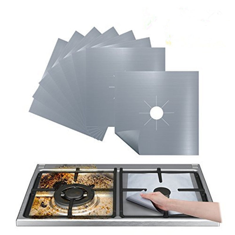 1/4PC Stove Protector Cover Liner Gas Stove Protector Gas Stove Stovetop