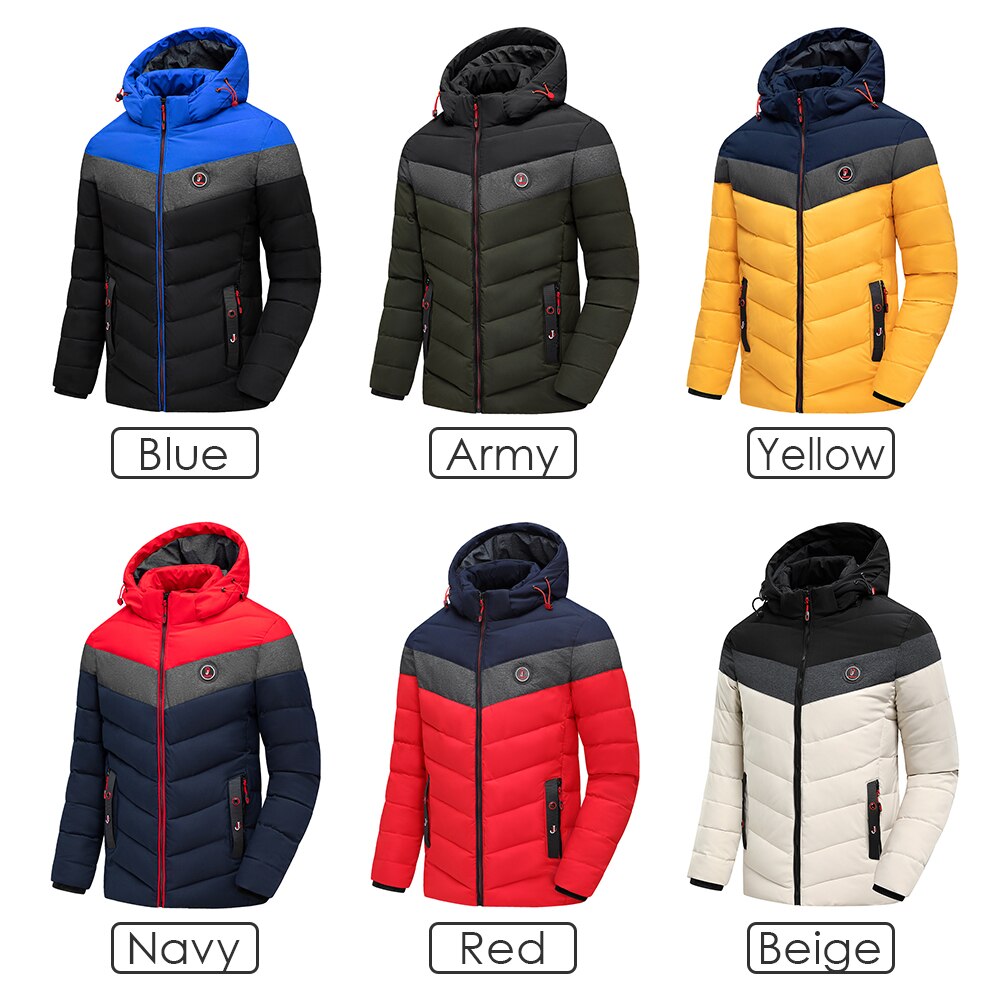 Men 2022 Winter Brand New Casual Warm Thick Waterproof Jacket Parkas Coat Men New Autumn Outwear Windproof Hat Parkas Jacket Men