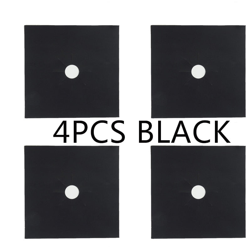 1/4PC Stove Protector Cover Liner Gas Stove Protector Gas Stove Stovetop