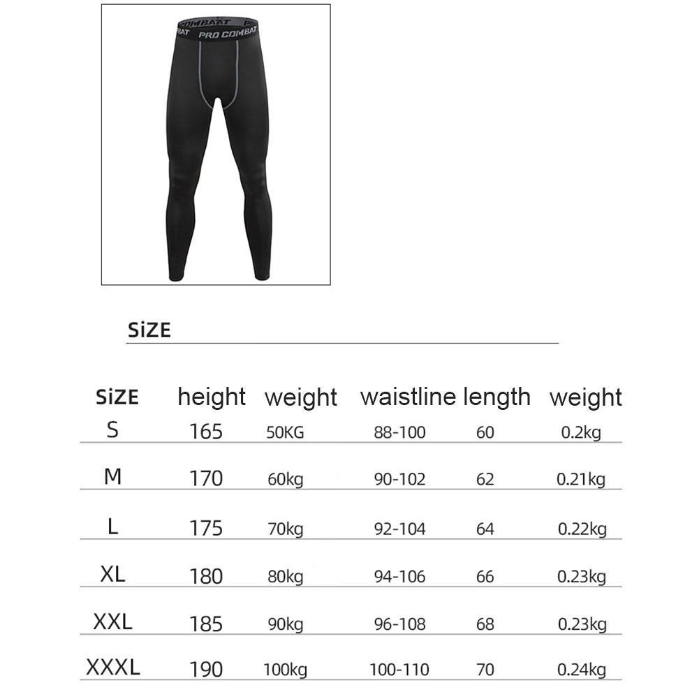 Men&#39;s Tights Compression Pants Running Leggings Men Mallas Deporte Hombre Fitness Mens Leggings Tights Men Skinny Trousers
