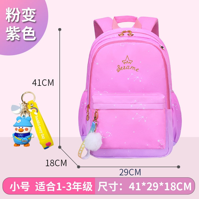 waterproof Children School Bags for Girls Primary princess school backpack Orthopedic Backpacks schoolbag kids Mochila Infant