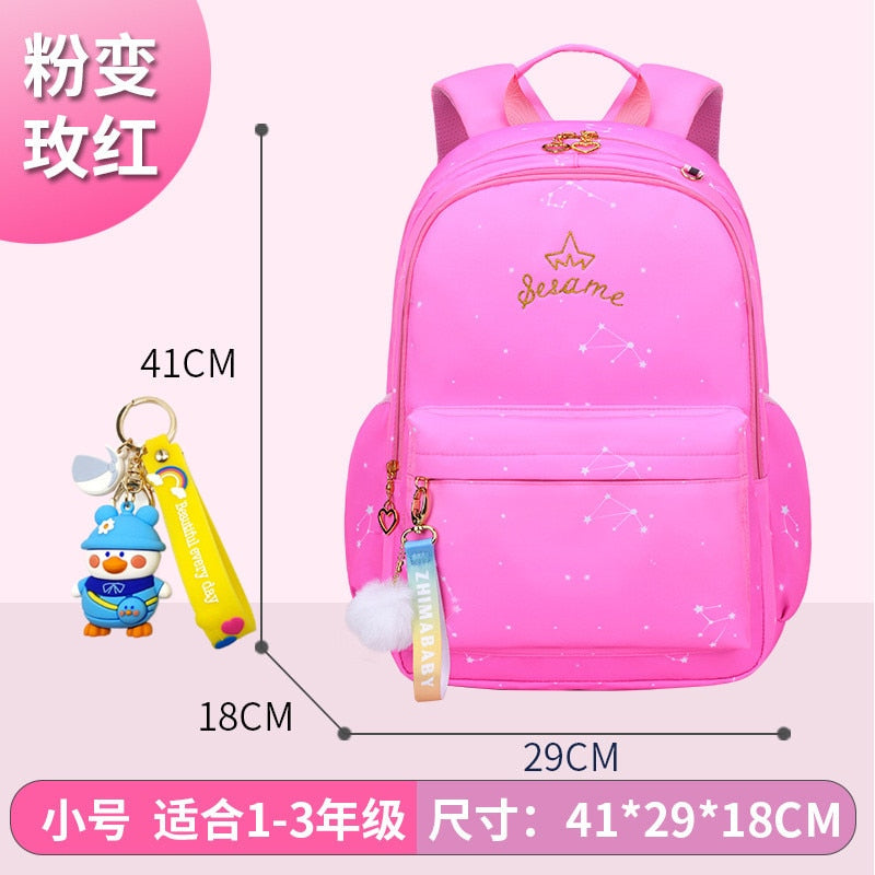 waterproof Children School Bags for Girls Primary princess school backpack Orthopedic Backpacks schoolbag kids Mochila Infant