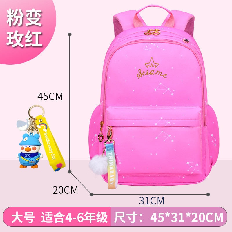 waterproof Children School Bags for Girls Primary princess school backpack Orthopedic Backpacks schoolbag kids Mochila Infant