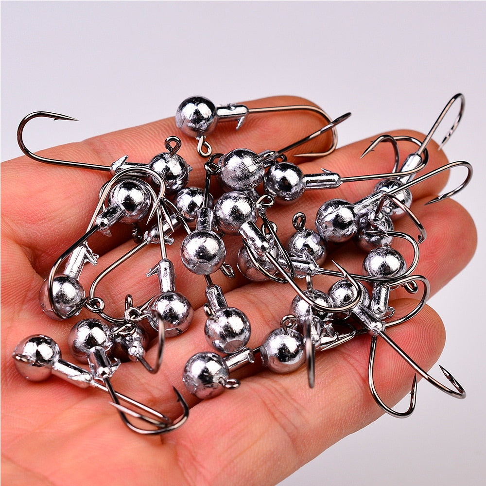 1g 2g 3.5g 5g 7g 10g 12g 20g Crank Jig Head Hook Fishing Hook Head Jig Lure Hard Bait Soft Worm Fishhook Jig Hook For Fishing