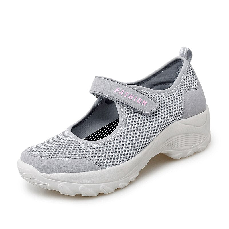 STRONGSHEN Women Shoes Summer Lady Slippers Plus Size Shoes Slipper Heel Shoes Women Slippers Female Summer Mesh Shoes