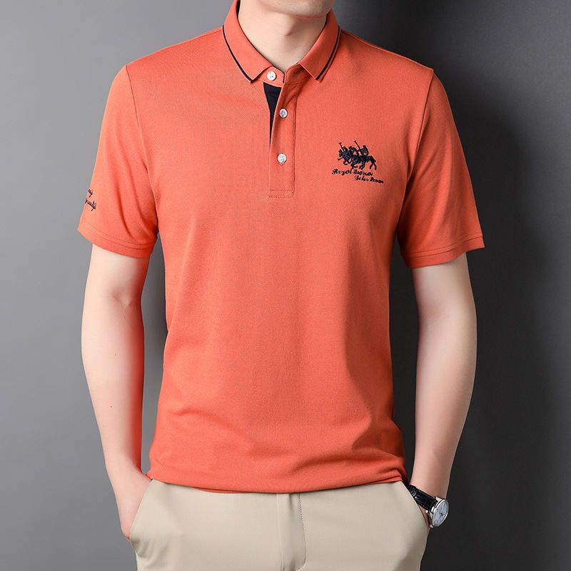 High quality men pure cotton POLO shirt 2023