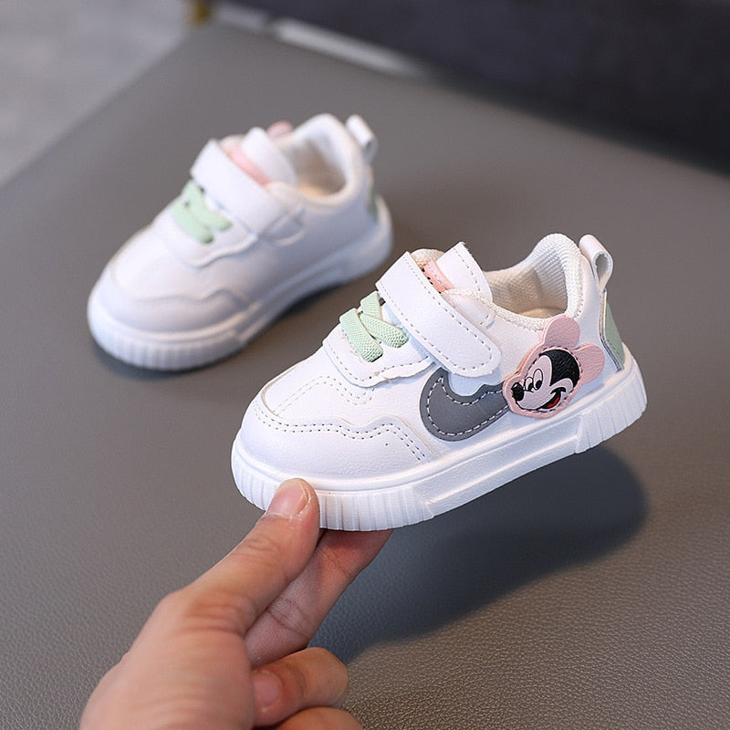 White Casual Shoes For Baby Boy Girl Brand Children Sneaker White Kids Sports Shoes Toddler Walking Shoes 0-3 Year