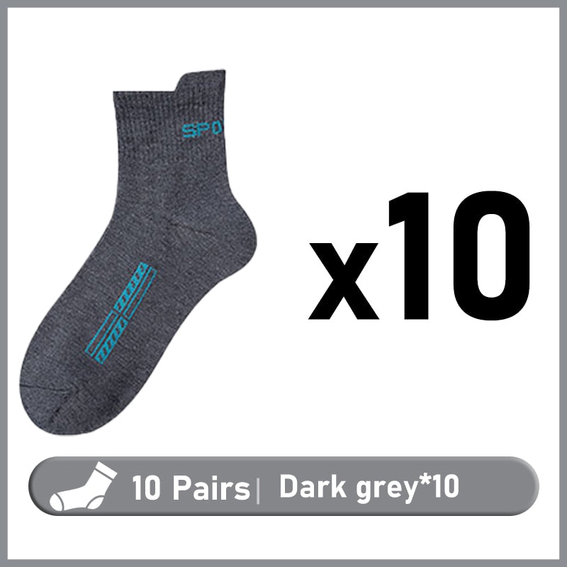 10 Pairs High Quality Casual Breathable Socks men Cotton Socks Large size 38-45