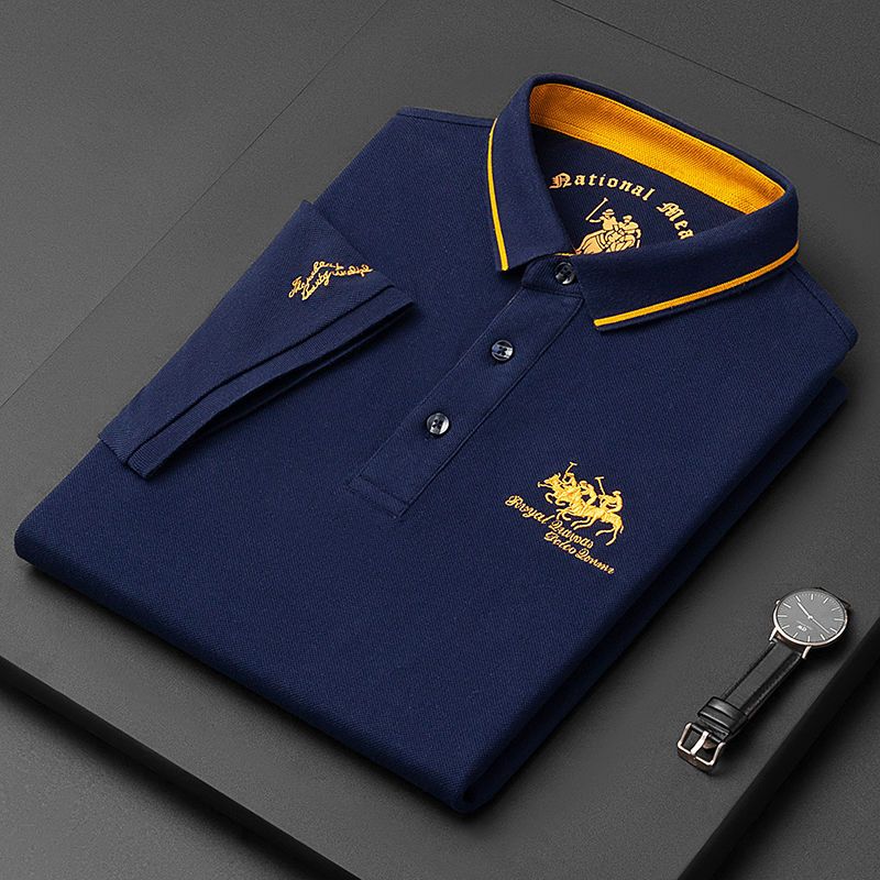 High quality men pure cotton POLO shirt 2023