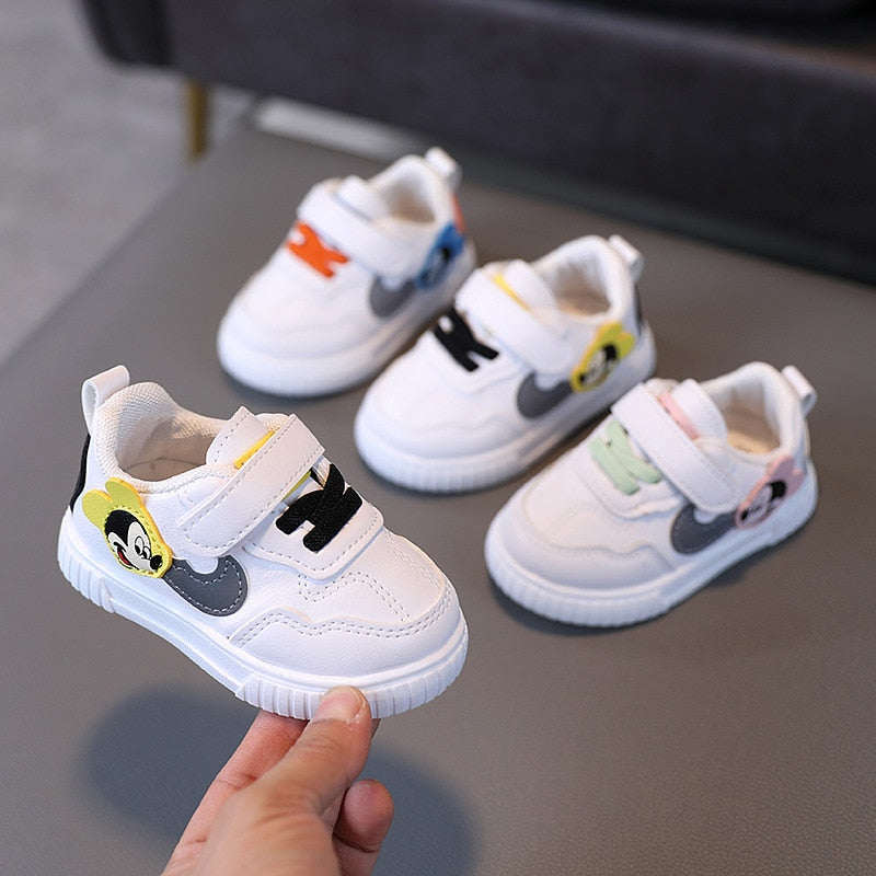 White Casual Shoes For Baby Boy Girl Brand Children Sneaker White Kids Sports Shoes Toddler Walking Shoes 0-3 Year