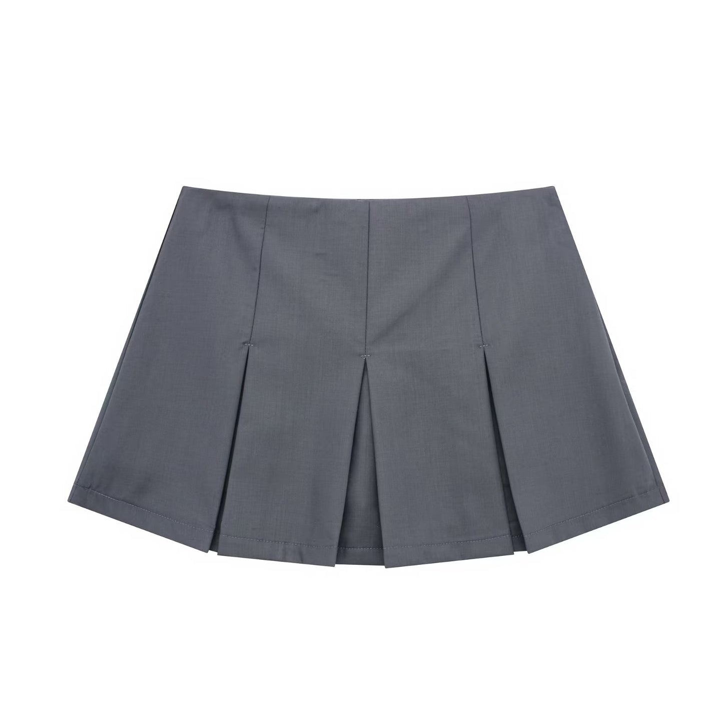ZEVITY Women High Waist Wide Pleats Design Slim Shorts Skirts Female Side Zipper Culottes Hot Shorts Chic Pantalone Cortos P2576