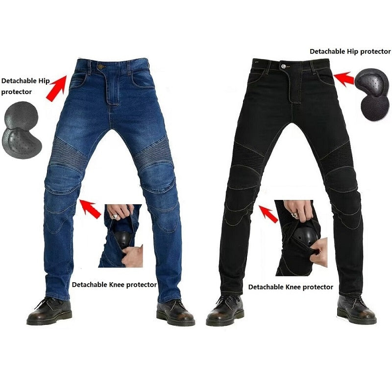 New spring summer autumn motorcycle pants classic outdoor riding motorcycle jeans Drop-resistant pants with protective gear