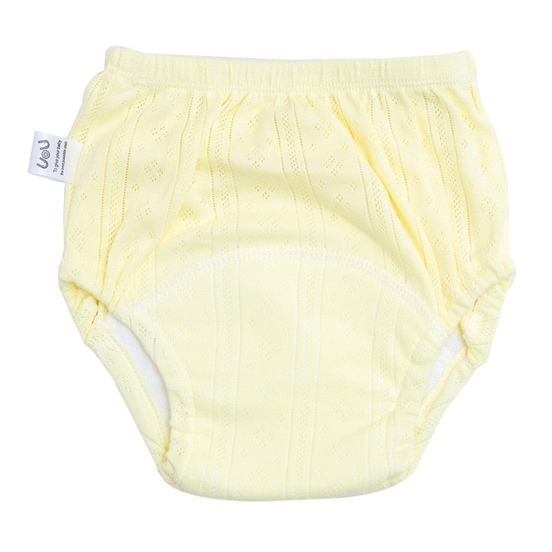 Newborn Training Pants Baby Shorts Solid Color Washable Underwear BABY Boy Girl Cloth Diapers Reusable Nappies Infant Pants