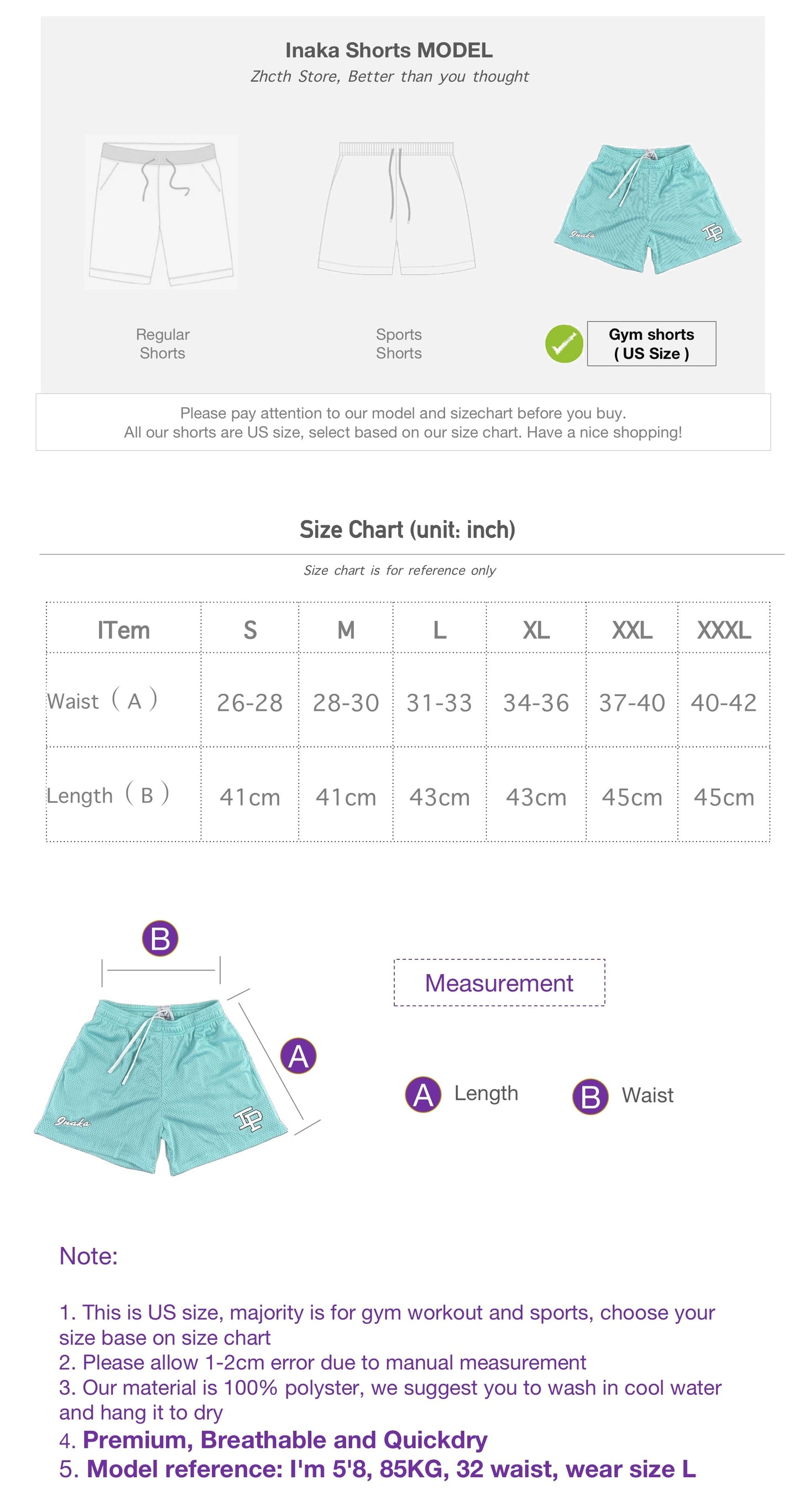 Inaka Power Shorts 2023 Men Women Classic GYM Workout Mesh Shorts One Layer Inaka Shorts Fashion Design