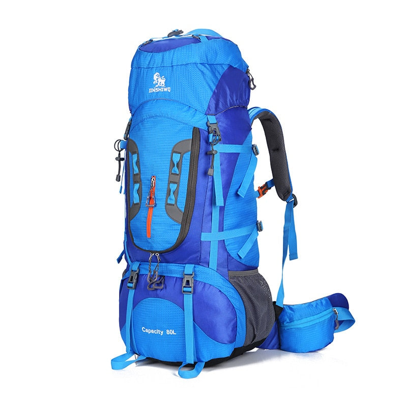 2023 Camping Hiking Backpacks Big Outdoor Bag Backpack Nylon Superlight Sport Travel Bag Aluminum Alloy Support  80L
