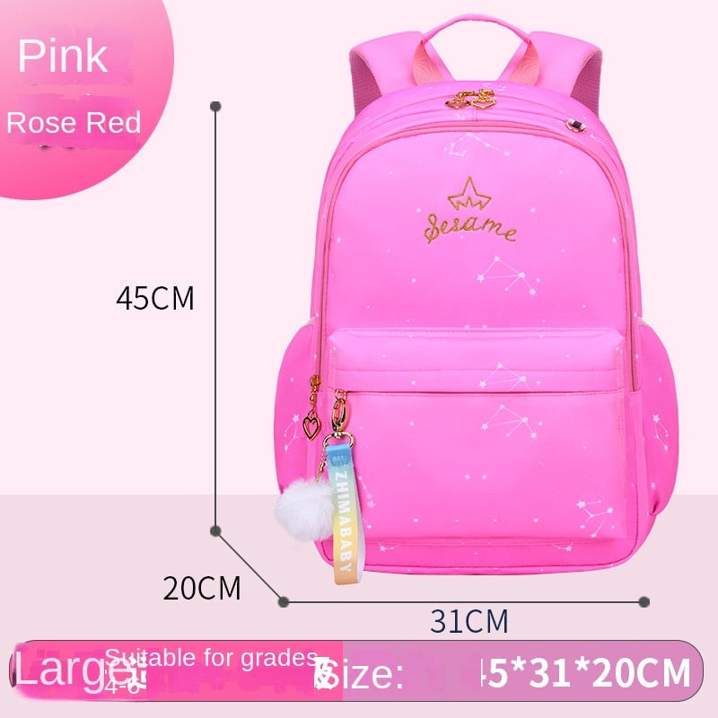 waterproof Children School Bags for Girls Primary princess school backpack Orthopedic Backpacks schoolbag kids Mochila Infant