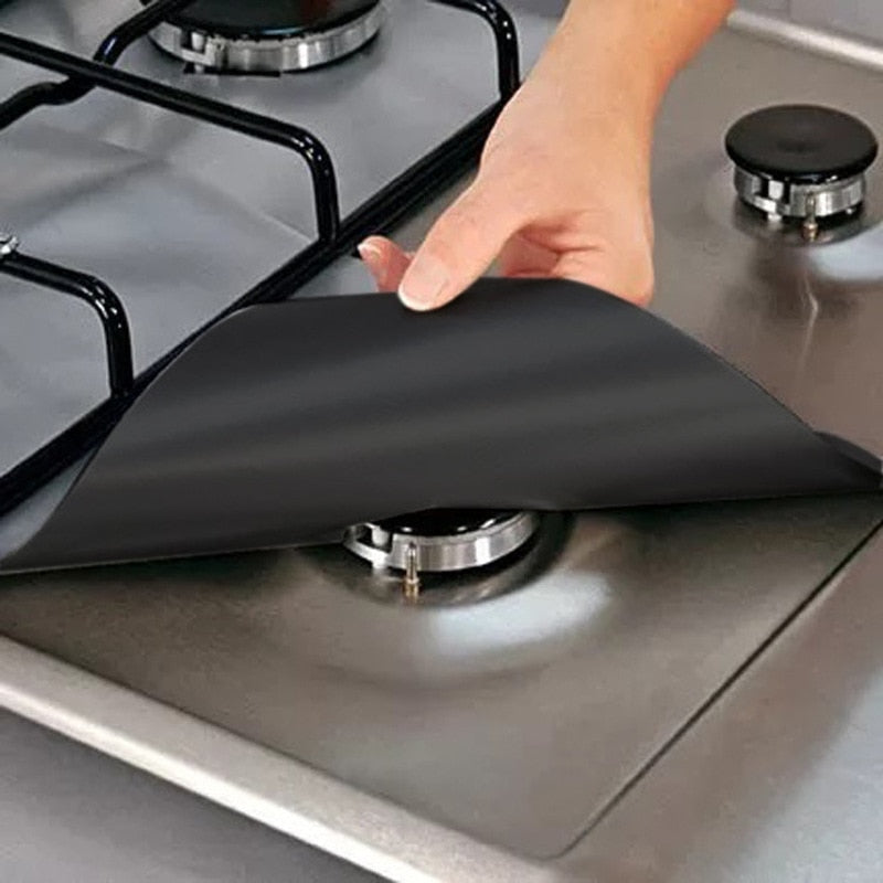 1/4PC Stove Protector Cover Liner Gas Stove Protector Gas Stove Stovetop