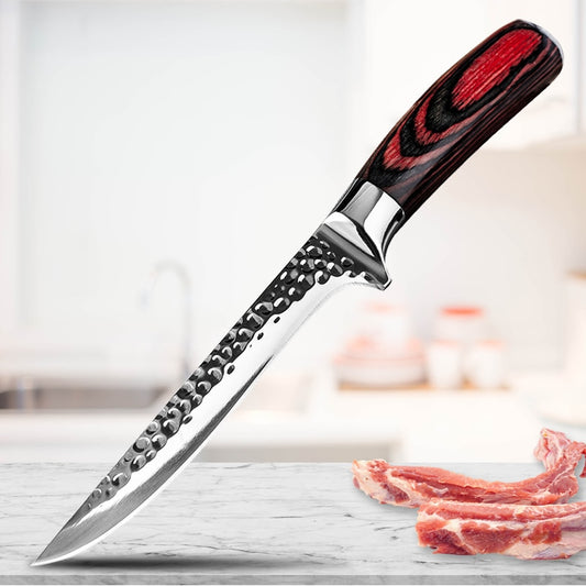 Butcher Boning Knife Sliced fish knife boning and meat cutting special knife slaughtering for Bone Meat Fish Fruit Chef Knife