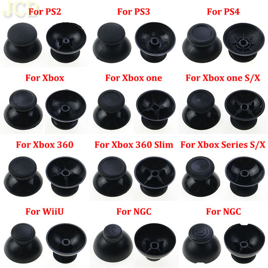 JCD 1pcs Analog Joystick Thumb Stick Grip Cap For PS2 PS3 PS4 Pro Slim PS5 Xbox One 360 Series S X WiiU NGC Gamepad Controller