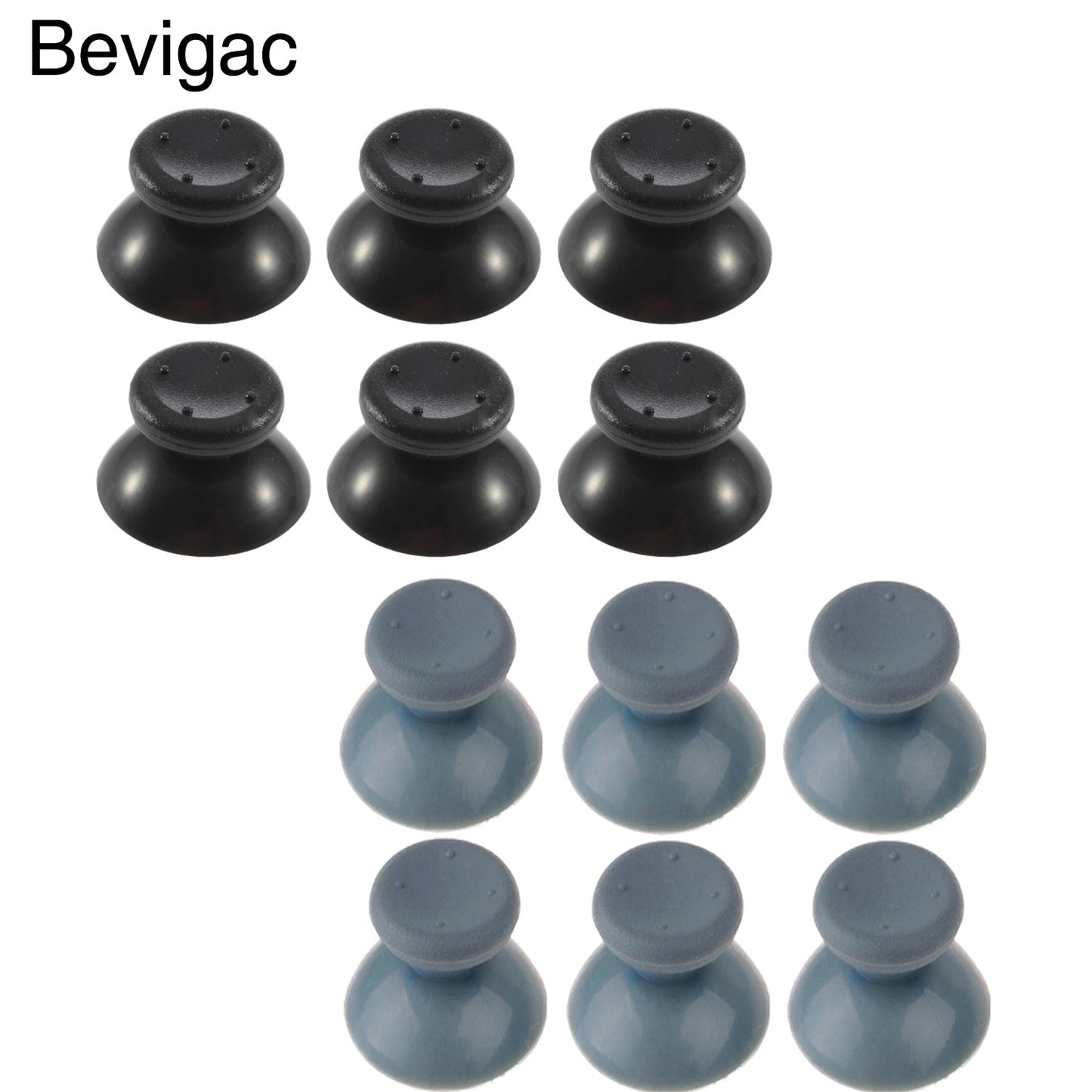 Bevigac 6PCS Plastic Replacement Thumb Stick Joystick Caps Grips Covers for XBOX 360 XBOX360 Controller Gamepads Accessories